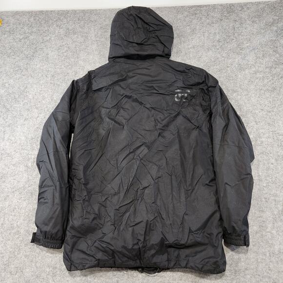Burton Dryride Mens XL Black Hooded Shell Distraction Ski Snowboard Jacket - Picture 16 of 16